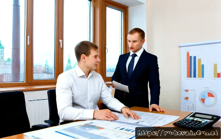 건축평가사로서의 연차별 커리어 단계 - Photorealistic career progression scene of a Russian property valuation professional, split naturall...